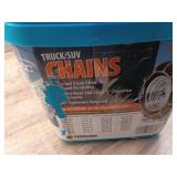 Peerless Chain 0322930 Truck Tire Chain with Rubber Tighteners  1 Pair  Winter Tire Chains - Retail: $140