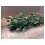 Nearly Natural 3ft. Wisconsin Slim Snow Tip Pine Artificial Christmas Tree with 50 Clear LED Lights (Not working)