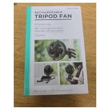 4 in. Personal Octopus Clip on Fan in Black