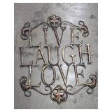 DecMode Brown Iron Traditional Wall decor