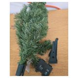 Nearly Natural 2ft. Green Artificial Christmas Tree with 35 LED Lights and 72 Bendable Branches (Missing Part of Stand)