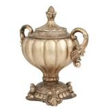 Monroe Lane Traditional Polystone Wooden Decorative Jar