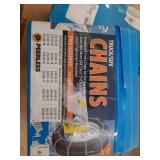 Peerless Chain 0322930 Truck Tire Chain with Rubber Tighteners, 1 Pair, Winter Tire Chains - Retail: $140