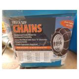 Peerless Chain 0322930 Truck Tire Chain with Rubber Tighteners, 1 Pair, Winter Tire Chains - Retail: $140