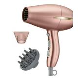 INFINITI PRO CONAIR Frizz-Free Compact Hair Dryer, Ionic Technology for Smooth, Shiny Hair