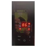 1500-Watt Black Indoor Electric Oil-Filled Radiator Convection Radiant Space Heater with Remote Control for Living Space - Retail: $100