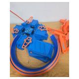 Hot Wheels Track Set with 1:64 Scale Toy Car Criss-Cross Crash Track with Motorized Booster - Retail: $50
