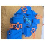 Hot Wheels Track Set with 1:64 Scale Toy Car Criss-Cross Crash Track with Motorized Booster - Retail: $50