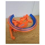 Hot Wheels Track Set with 1:64 Scale Toy Car Criss-Cross Crash Track with Motorized Booster - Retail: $50