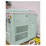 DUMOS Ice Makers Countertop with Handle Ice, Compact Size Portable for Home, Kitchen, RV, Camping, Modern Green (See Details) - Retail: $49