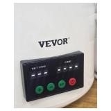 VEVOR 1.1Gal Water Distiller, 0.3Gal/H, Distilled Water Maker Machine 750W 0-99H Timing Set Temp Display, 304 Stainless Steel Countertop Distiller Plastic Carafe Cleaning Powder 3 Carbon Packs, White 