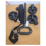 VEVOR Collapsible Folding Wagon with Wheels, Wagons Carts Foldable with 225lbs Capacity, Lightweight Portable Utility Wagon Cart for Grocery Shopping Sports Camping and Garden