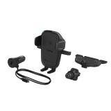 iOttie Easy One Touch Wireless 2 Air Vent/CD with 10W Qi Wireless Charging Mount - Black: Car Phone Holder, Universal Electronics Model Compatibility