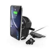 iOttie Easy One Touch Wireless 2 Air Vent/CD with 10W Qi Wireless Charging Mount - Black: Car Phone Holder, Universal Electronics Model Compatibility