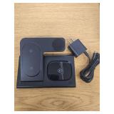 Just Wireless 3-in-1 Portable Wireless Charger - Black: USB-C with 15W Output - Retail: $50