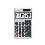 Casio Wallet Solar Calculator with 8-Digit Display, 5 Count