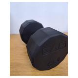 CAP SDR6BIS-040 40 Lb 12 Sided Black Coated Dumbbell - Retail: $60