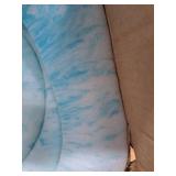 BestQi Innovation 3-Inch Queen Memory Foam Mattress Topper, Blue - Retail: $50