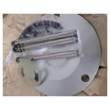 Gas One CG-14 Portable Charcoal Grill - 14 in. in Red Portable Grill - for BBQ