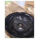 Gas One CG-14 Portable Charcoal Grill - 14 in. in Red Portable Grill - for BBQ