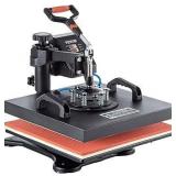 VEVOR Heat Press 15x15, Heat Press Machine for T Shirts, 360 Degree Swing-Away Digital Precise Control Multifunctional Heat Press Machine for T-Shirt Hat Cap Cup - Retail: $150
