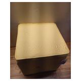 Single Storage Dorm Ottoman Yellow - Room Essentials Fully Assembled