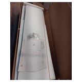 5 Shelf Bookcase White - Room Essentials: Modern Style, Wood Composite, Open Shelving, 71.18" Tall (Missing Screws) - Retail: $70