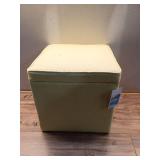 Single Storage Dorm Ottoman Yellow - Room Essentials Fully Assembled