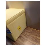 Single Storage Dorm Ottoman Yellow - Room Essentials Fully Assembled