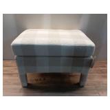 Bellfield Fully Upholstered Ottoman Checkered - Threshold designed with Studio McGee - Retail: $120