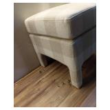 Bellfield Fully Upholstered Ottoman Checkered - Threshold designed with Studio McGee - Retail: $120