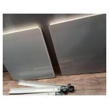 Metal Accent Rolling End Table Chalk White - Room Essentials - Retail: $65