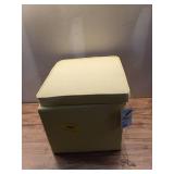 Single Storage Dorm Ottoman Yellow - Room Essentials Fully Assembled