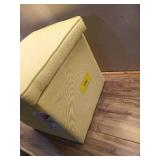 Single Storage Dorm Ottoman Yellow - Room Essentials Fully Assembled