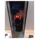 1500-Watt Black Indoor Electric Oil-Filled Radiator Convection Radiant Space Heater with Remote Control for Living Space