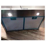 Siena 30 in. 350CFM Convertible Pyramid Wall Mount Range Hood in Stainless Steel with Charcoal Filter and LED Lighting - Retail: $300