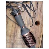 Hairitage Ceramic Volumizing Blow Dryer Brush for Curling and Straightening (See Details)