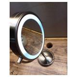 Conair Double-Sided LED Lighted 1x/7x Magnification Vanity Mirror Satin Nickel