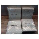 Pack of 4 ,11" Fabric Bin 6pk - Natural - Brightroom - Retail: $100