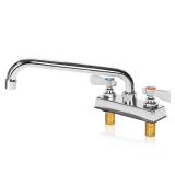 ZKDAUSDO Leak-Free Commercial Bar Sink Faucet 10 Swivel Spout (Spout Only)
