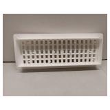 Decor Grates PL412-WH Lattice Floor Register, 4x12 Inches, White