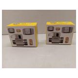FACTORY SEALED - 2 Pack BrassCraft 1/2 in. Compression outlets X 3/8 in. Compression Brass Shut-Off Valve