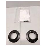 InStyleDesign 1.5 Premium Heavy Duty Adjustable Closet Rod and Socket Set - 28 to 48 inches - Black