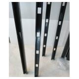 Deck Railing Pieces, (3)72 1/2 x 1 1/4, (1) 72 x 1 1/4", and (12) 5/8 x 5/8" (No Hardware)