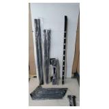 Industrial A-Frame Rolling Cart (Unknown Assembled Dimensions)