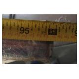 APPEARS NEW - 96 x 1" Hammered Steel Trim/Gap Cover, Lot of 3