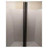 (Rods Only) Bronn 66 in. - 120 in. Adjustable Single Curtain Rod 3/4 in. Diameter in Matte Black