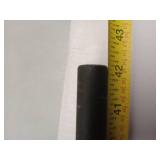 (Rods Only) Bronn 66 in. - 120 in. Adjustable Single Curtain Rod 3/4 in. Diameter in Matte Black