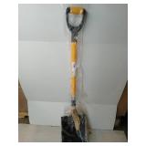 APPEARS NEW - Ashman Heavy-Duty Square Shovel (1-Pack) with 41-Inch long Durable Handle and Blade- Ideal for Construction, Landscaping, Gardening, and Snow Removal- Durable, Rust-Resistant, and Multip