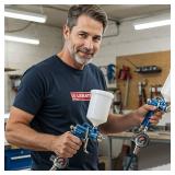 LE LEMATEC Air Compressor Regulator & Flow Control Valve with Pressure Gauge - for Pneumatic Tools, Spray Painting, Tire Inflation, 1/4 NPT, 0-150 PSI